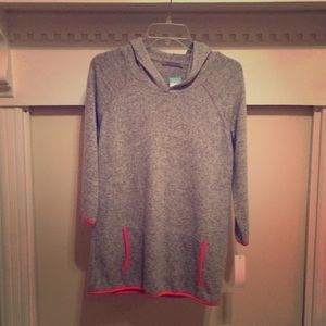 LOVEAPPELLA Dawnty Pullover Hooded Knit Top